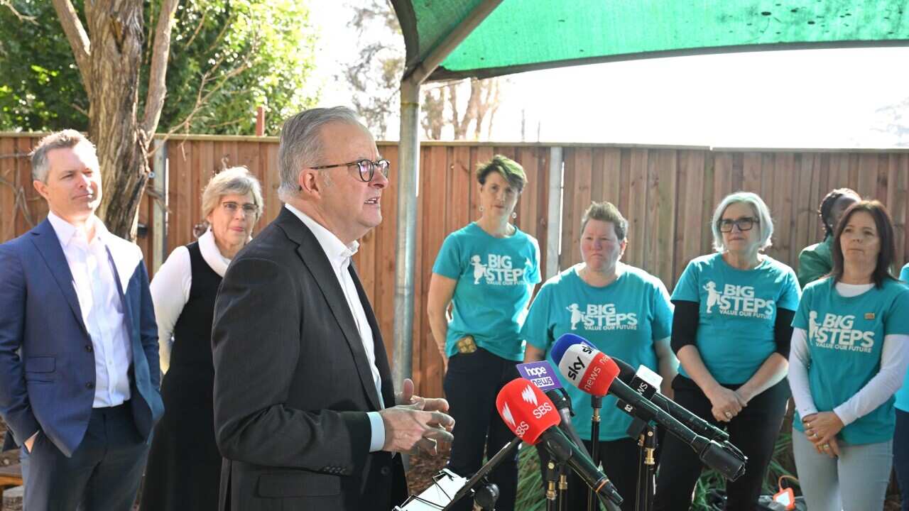 ANTHONY ALBANESE CHILDHOOD WORKERS PRESSER