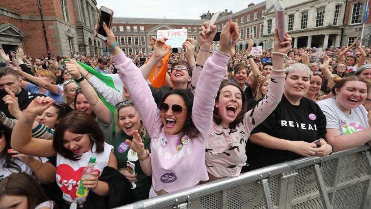 Yes campaigners, Ireland,