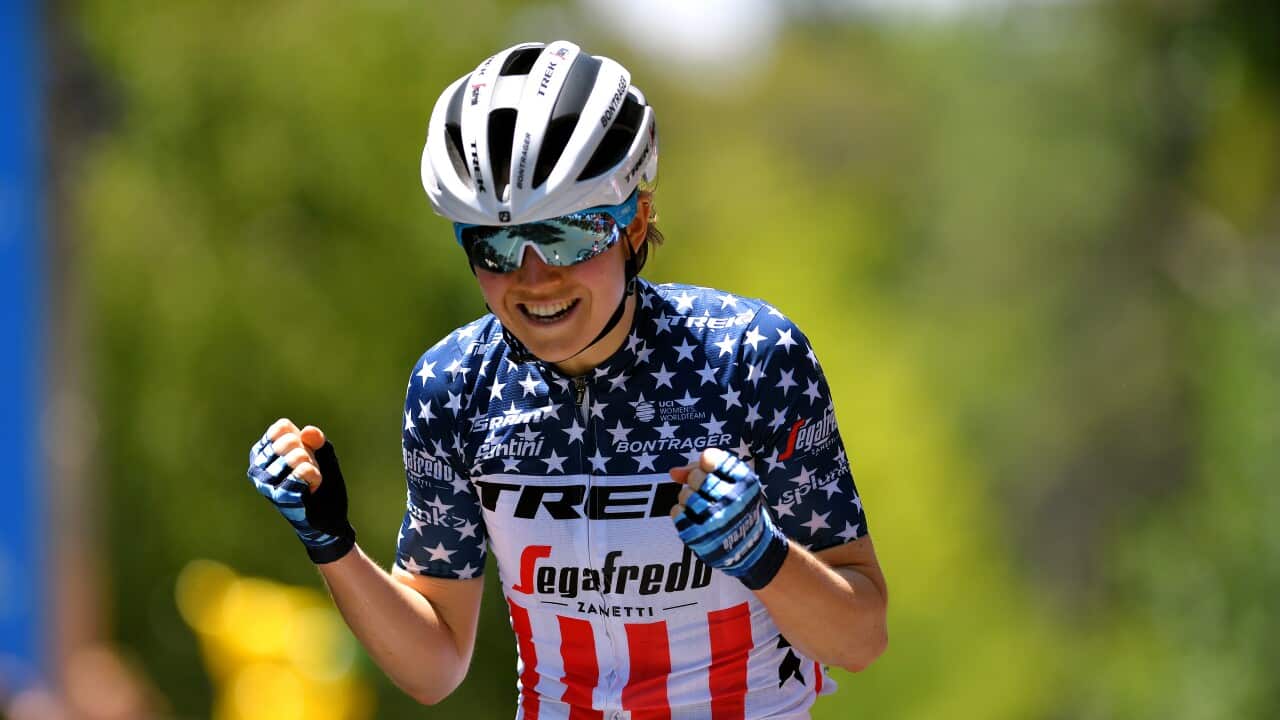 Ruth Winder wins Stage 3 of the Women's Tour Down Under