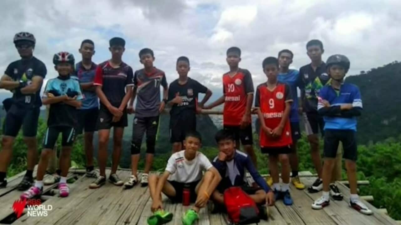 The boys ranging from 11 to 16 years of age have now been missing in the Thai cave for six days.