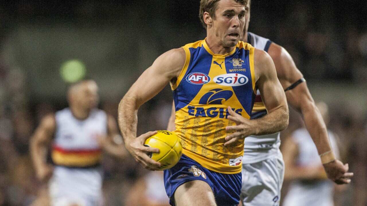 Jamie Cripps of the West Coast Eagles
