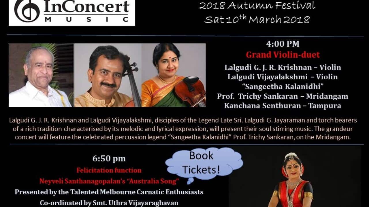Autumn Festival by InConcert Music & Laya Vidhya Centre