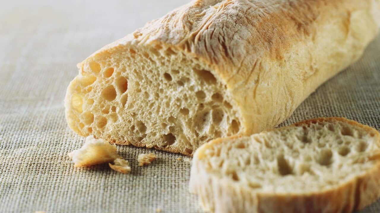 Ciabatta bread from Italy