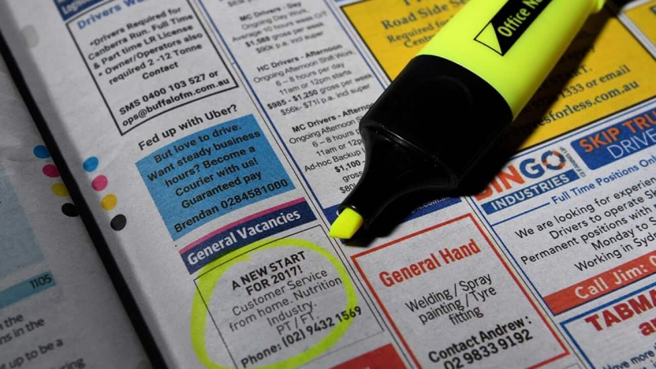 Job classified advertisements