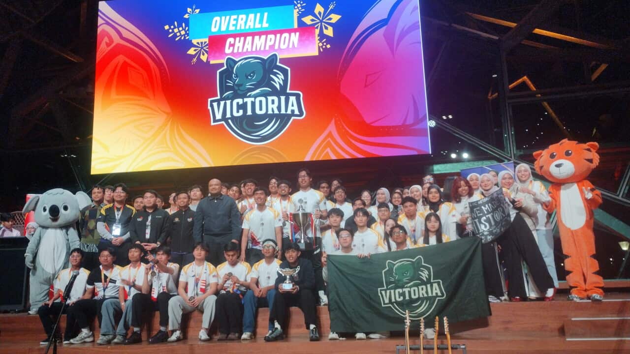 Kontinjen Victoria rangkul Juara Keseluruhan Muafakat Games 2026 yang berlansung di Melbourne. Credit: SBS Bahasa Melayu