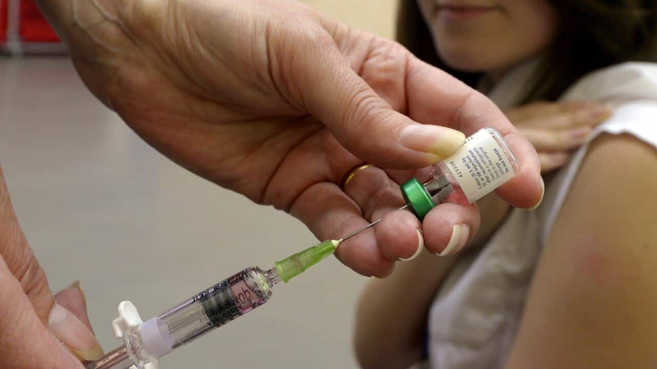 File image: Measles vaccination