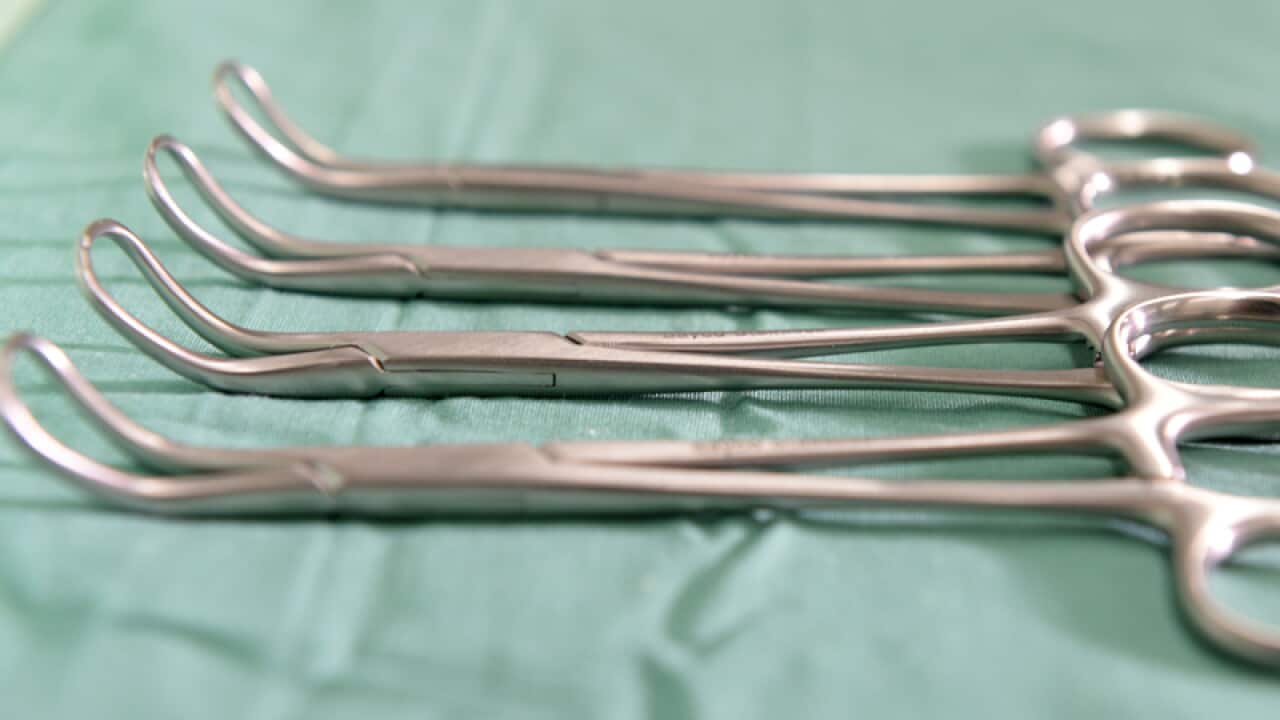 Surgical equipment at a hospital
