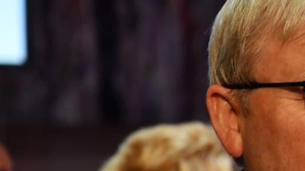 Former prime minister Kevin Rudd