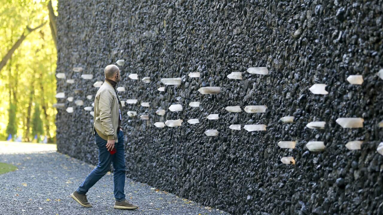 Crystal Wailing Wall unveiled at the Babi Yar memorial site