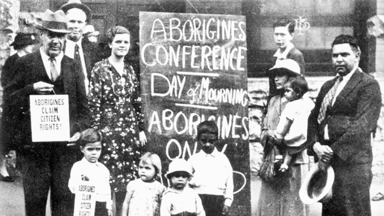 Day Of Mourning Protest in Sydney 1938