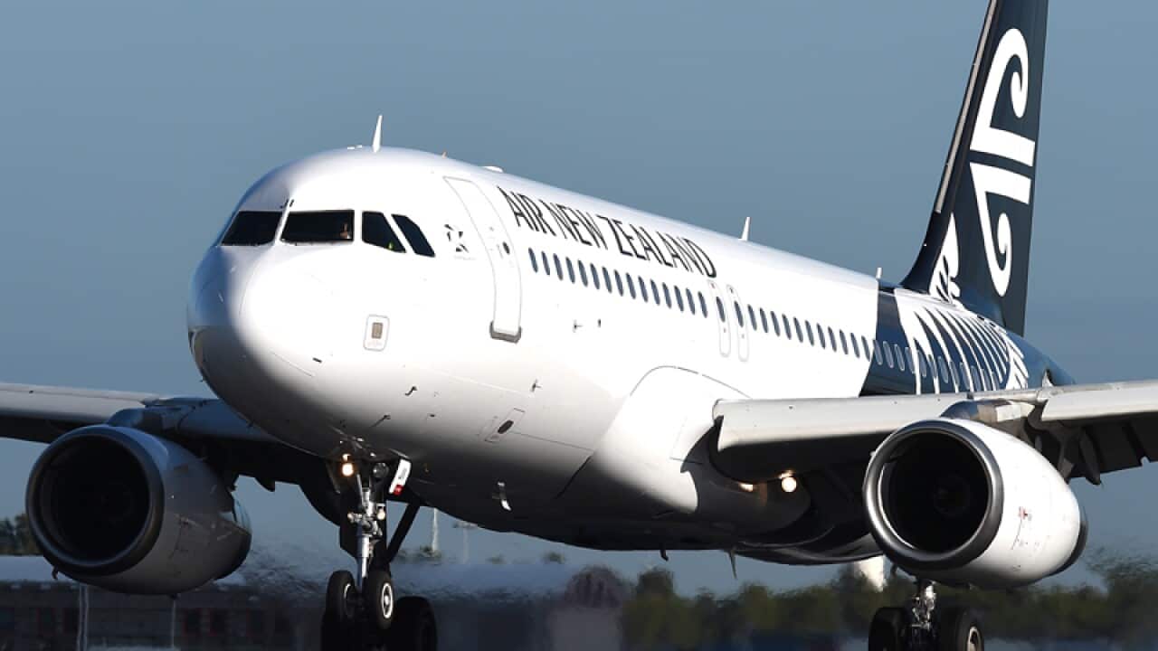 An Air New Zealand Airbus A320 aircraft