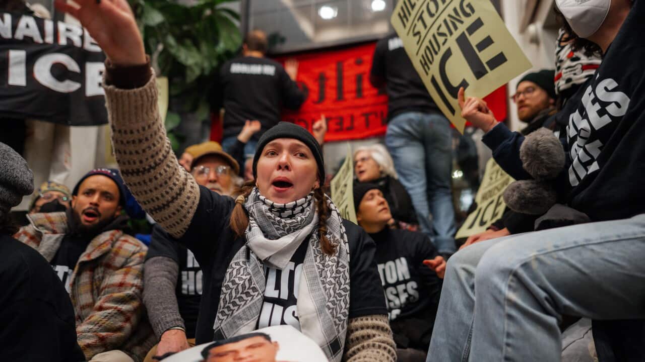 Dozens arrested at Hilton Hotel anti-ICE protest in New York