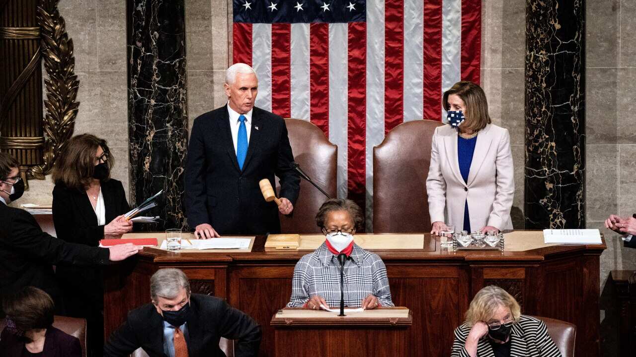 Congress has confirmed Joe Biden's election win.