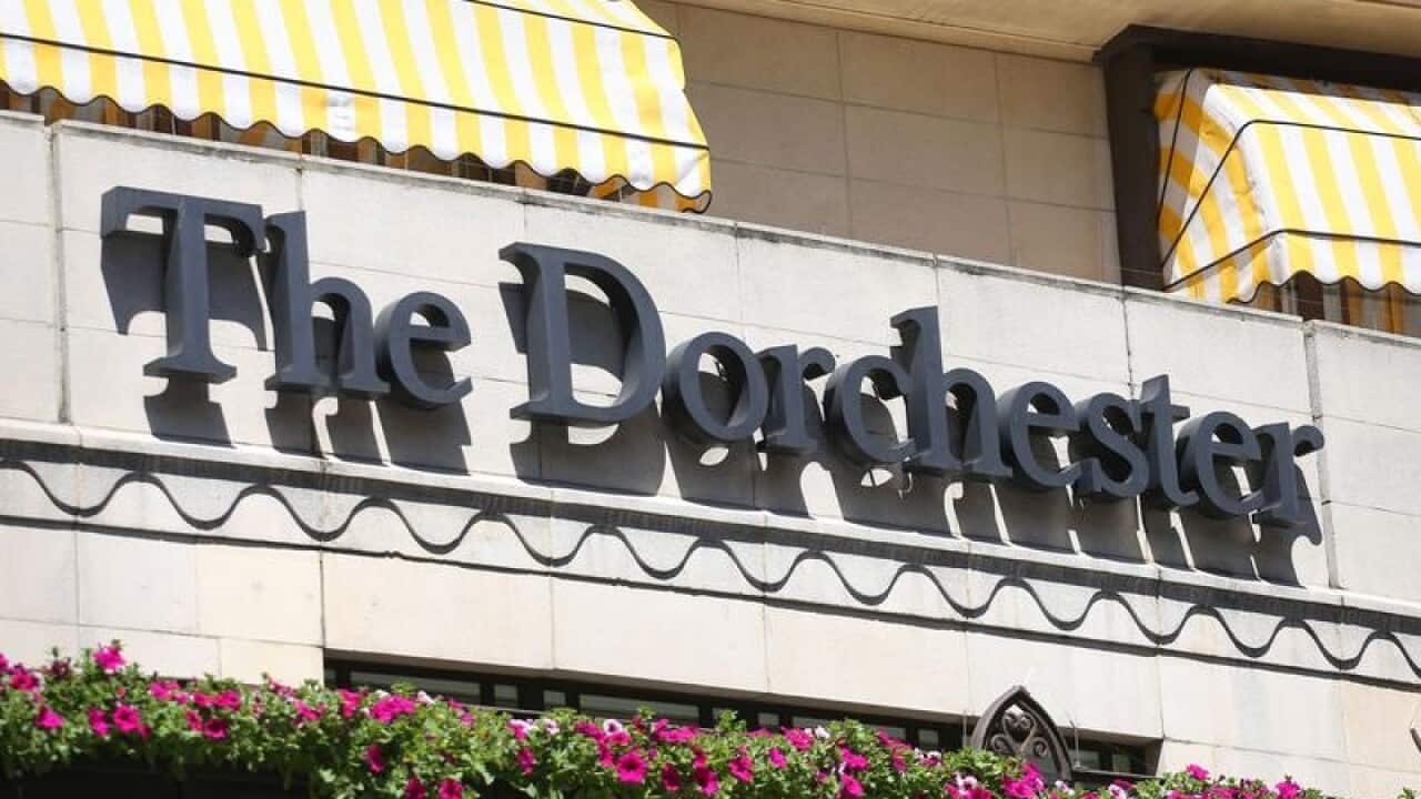 London's Dorchester Hotel.