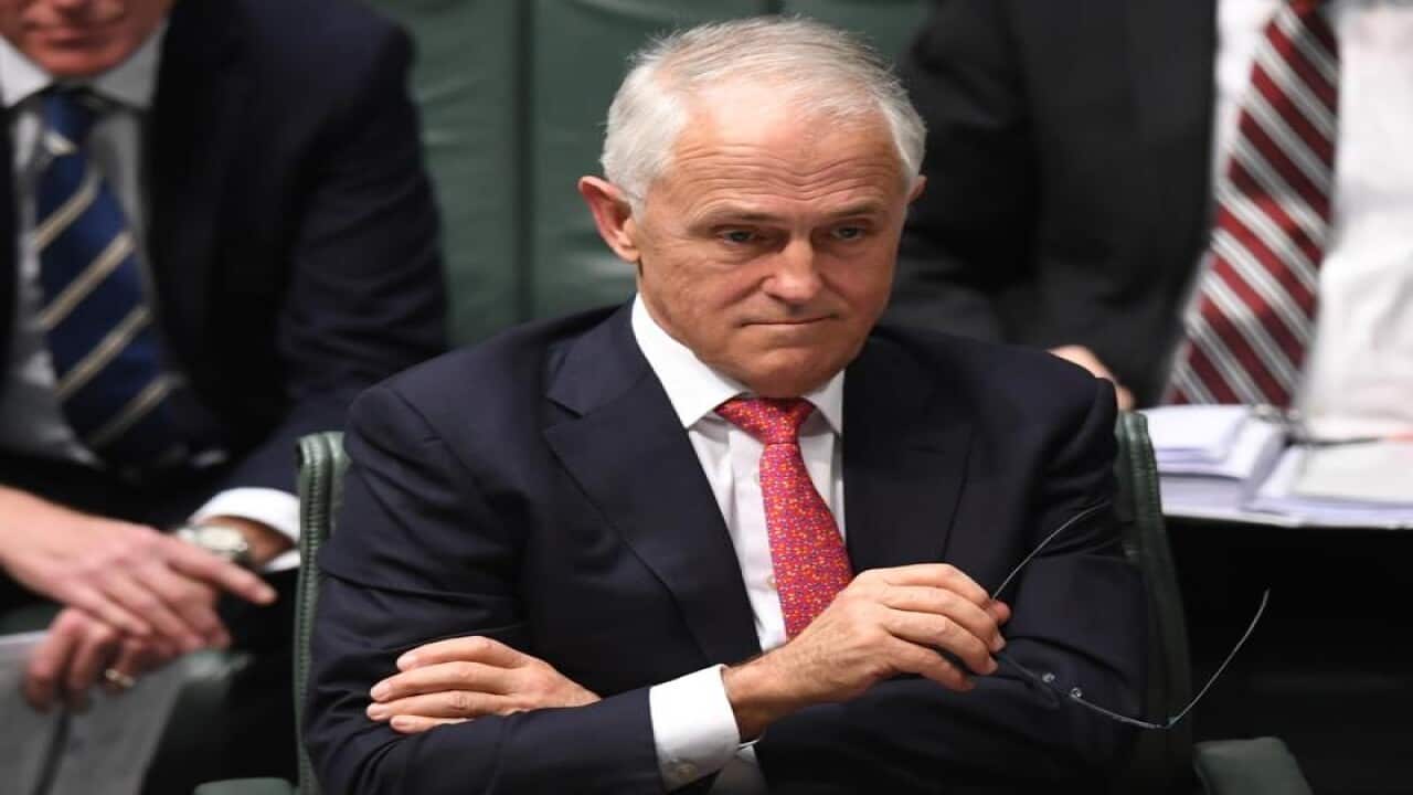 Australian Prime Minister Malcolm Turnbull in question time