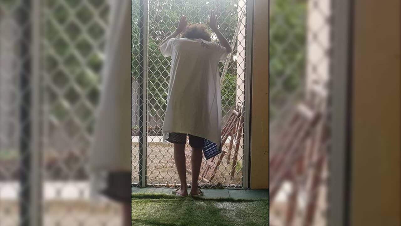 A refugee detained under Australia's offshore policy in Papua New Guinea.