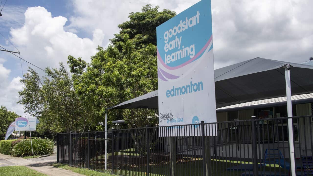 Goodstart Early Learning childcare centre where Michael Lewis and centre employee Dionne Grills worked before being charged with manslaughter.