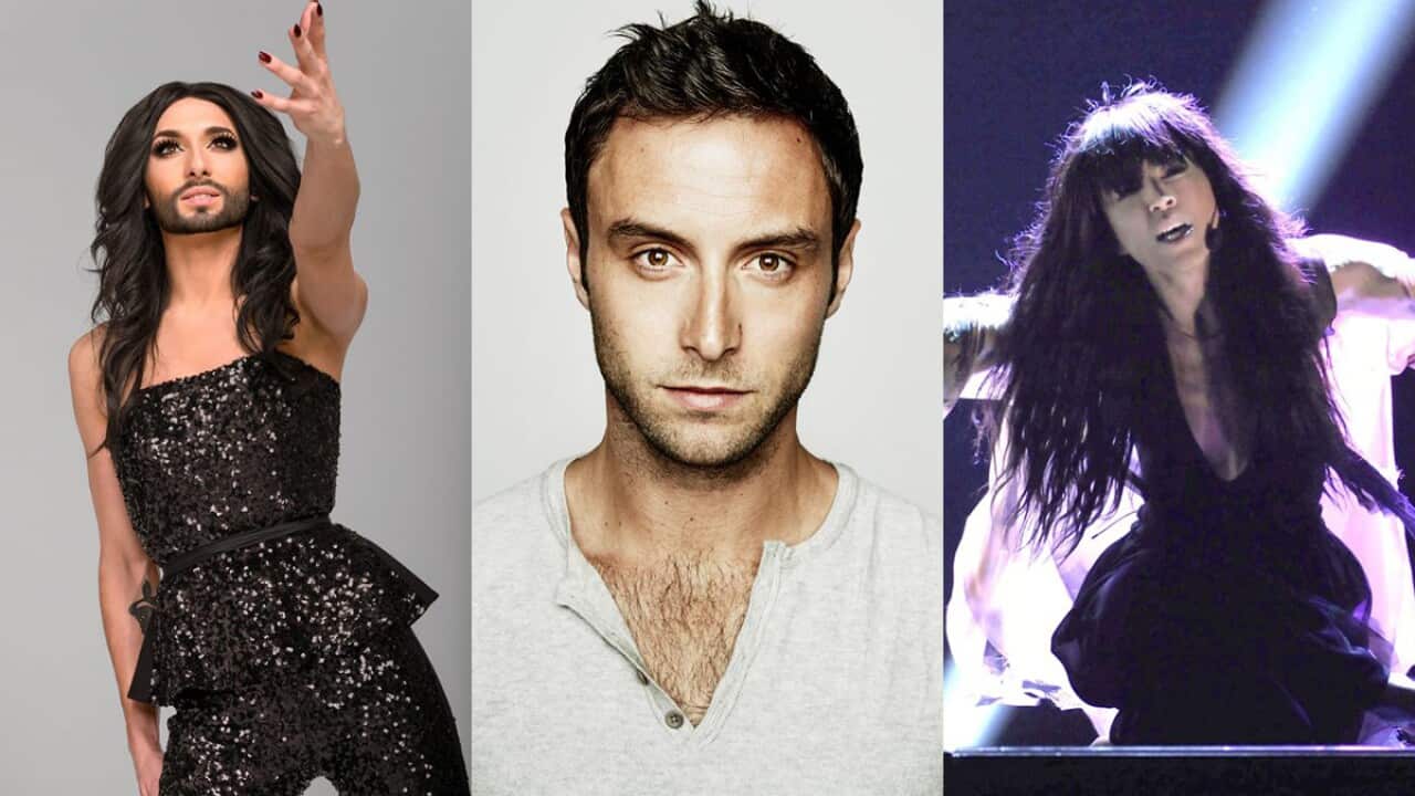Conchita Wurst, Mans Zelmerlowe and Loreen