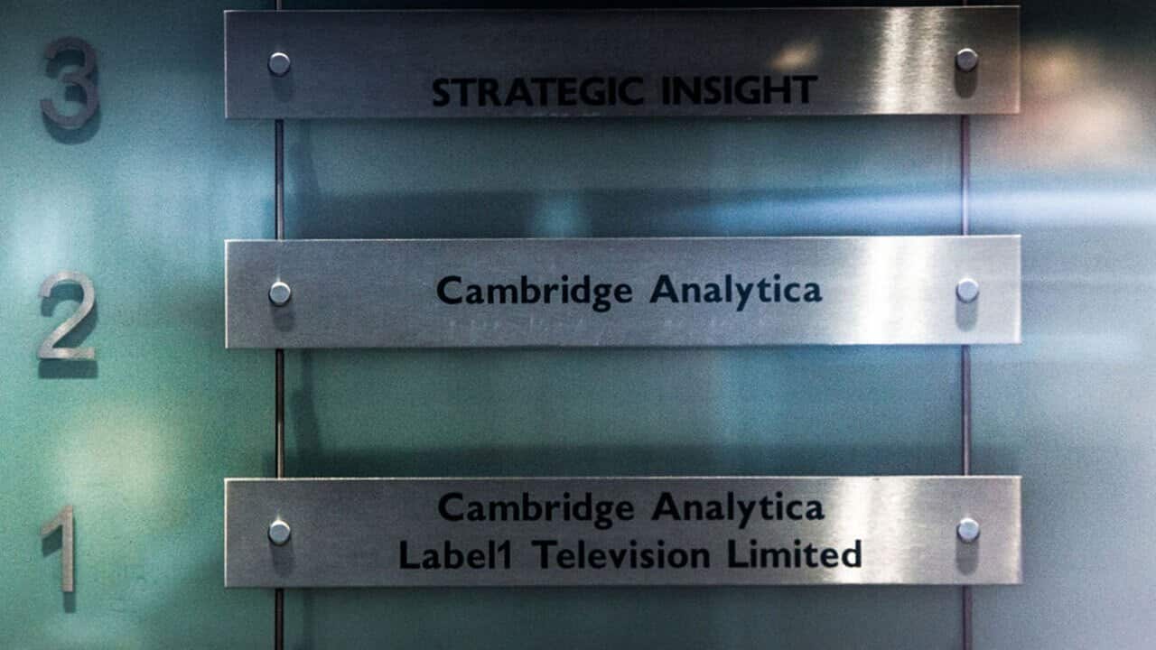 The London headquarters of Cambridge Analytica. 