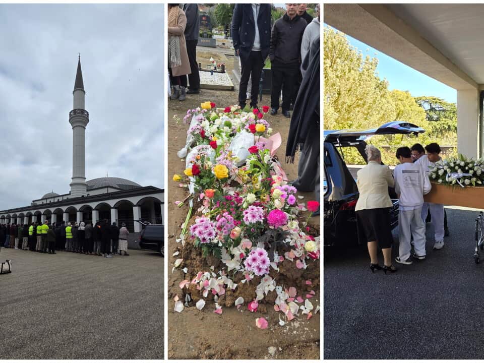 Photo 1: Before taken to the cemetery, the diseased person was taken to the Keysborough Turkish Islamic and Cultural Centre, for a prayer, - Aug 2026.
Photo 2: The scene after the funeral ritual completed – Bunurong Memorial Park, Dandenong South – August 2026.
Photo 3: The coffin was taken to the crematorium after the funeral service (non Moslem funeral) – Springvale Botanical Cemetery – January 2026.
Photos courtesy: Dr Mulyoto Pangestu (Private Collection).