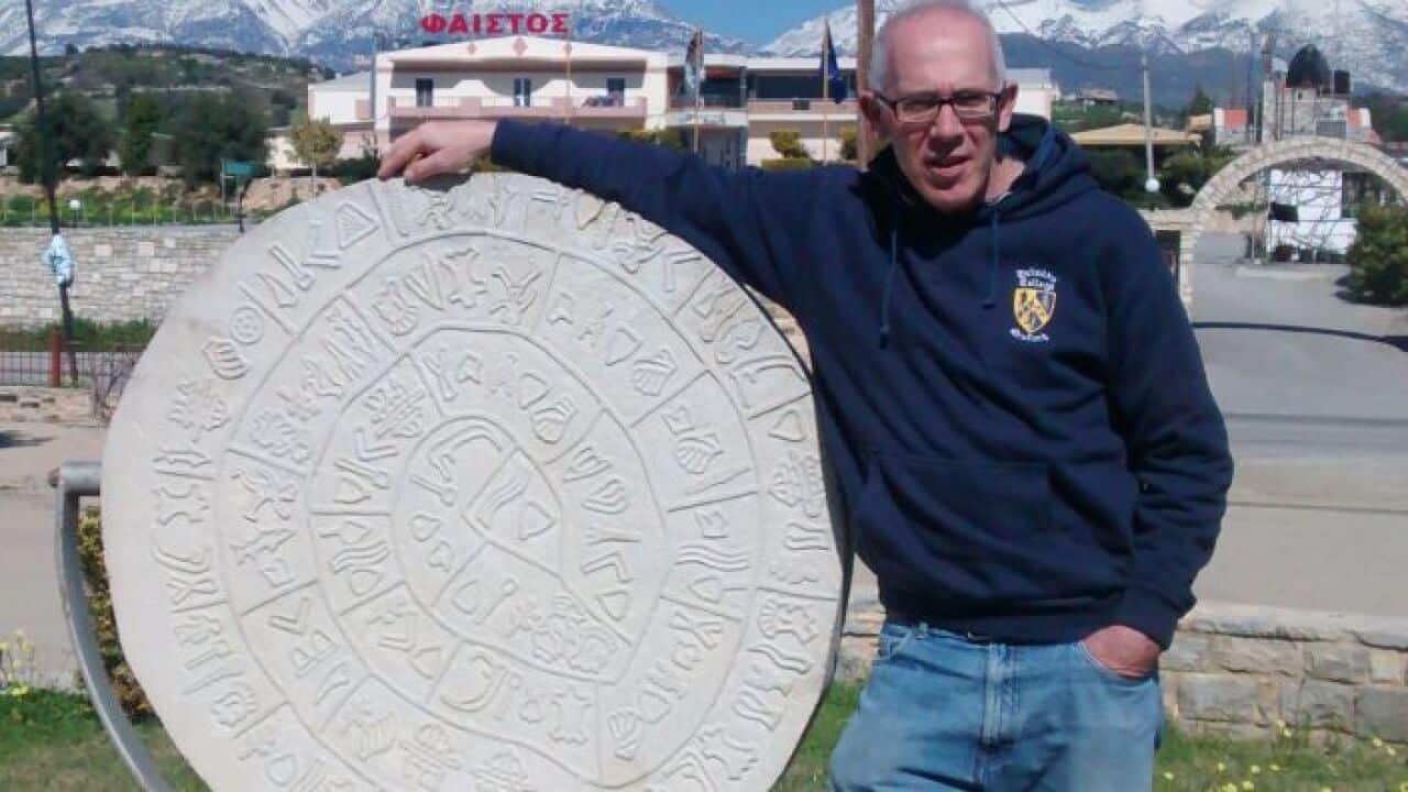 Gareth Owens in Phaistos