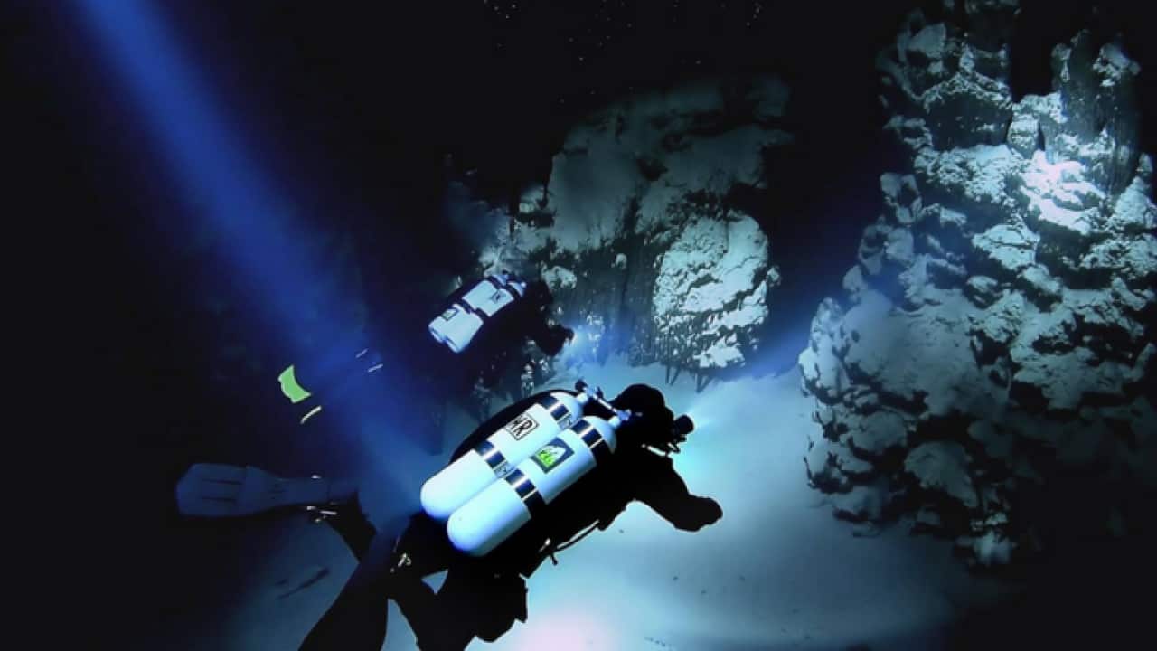 Five friends uncover Greece’s underwater caves
