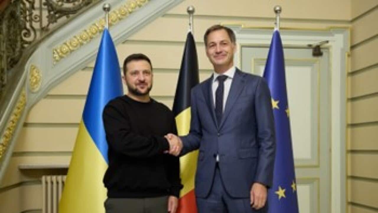 In Brussels, President of Ukraine Volodymyr Zelenskyy met with Prime Minister of Belgium Alexander De Croo..jpg