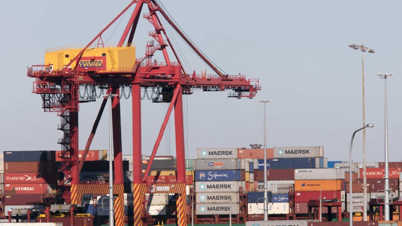 The Port Botany shipping and container terminal