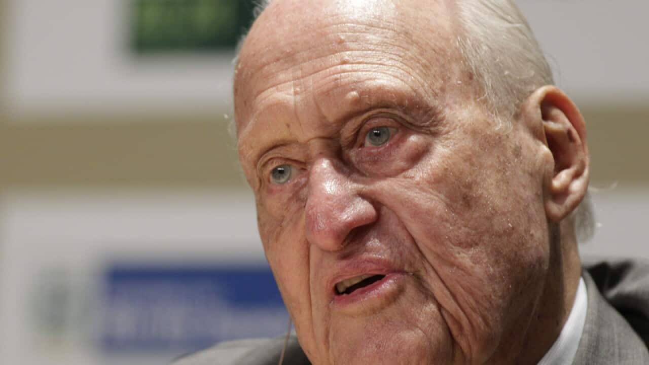 Former FIFA president Joao Havelange