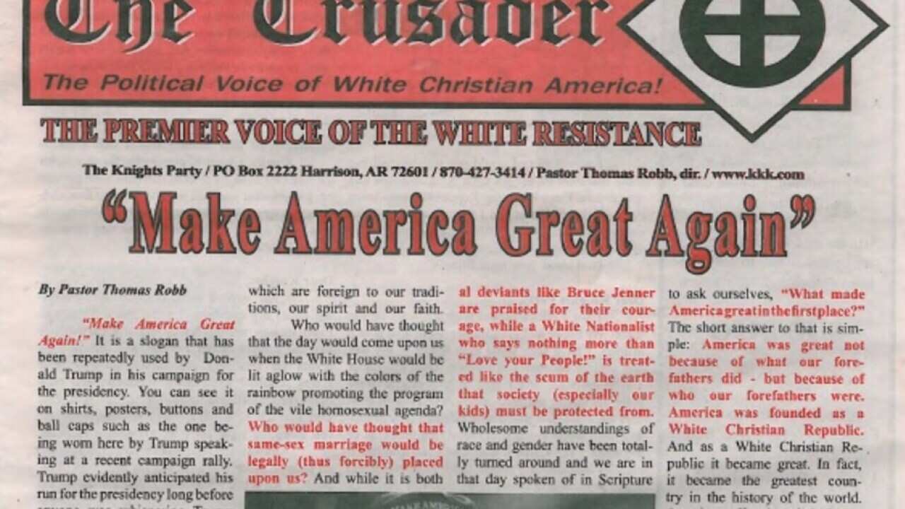 The front page of the publication