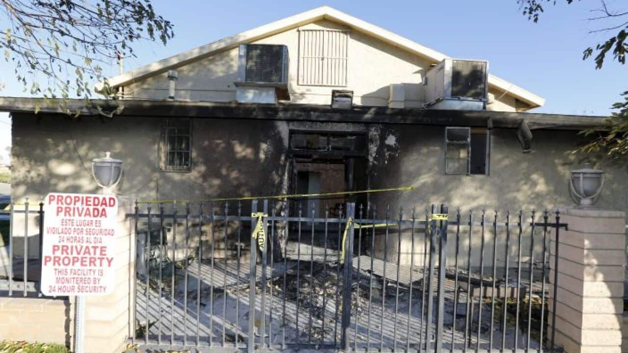 Arson at a California mosque.
