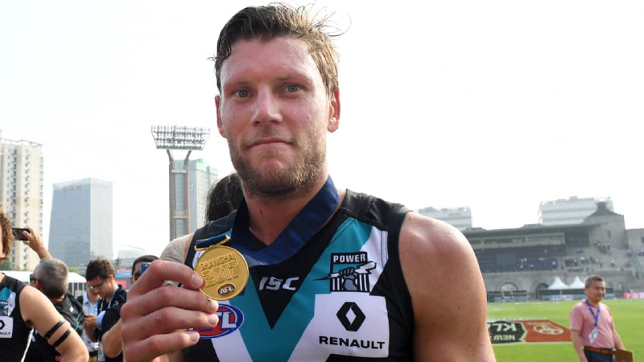 Brad Ebert of the Power