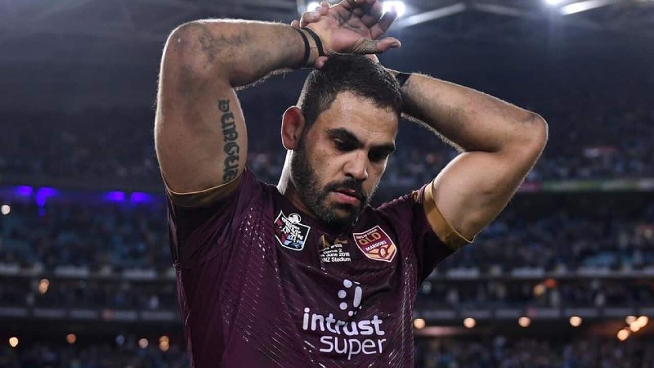 Greg Inglis during the State of Origin II last Sunday