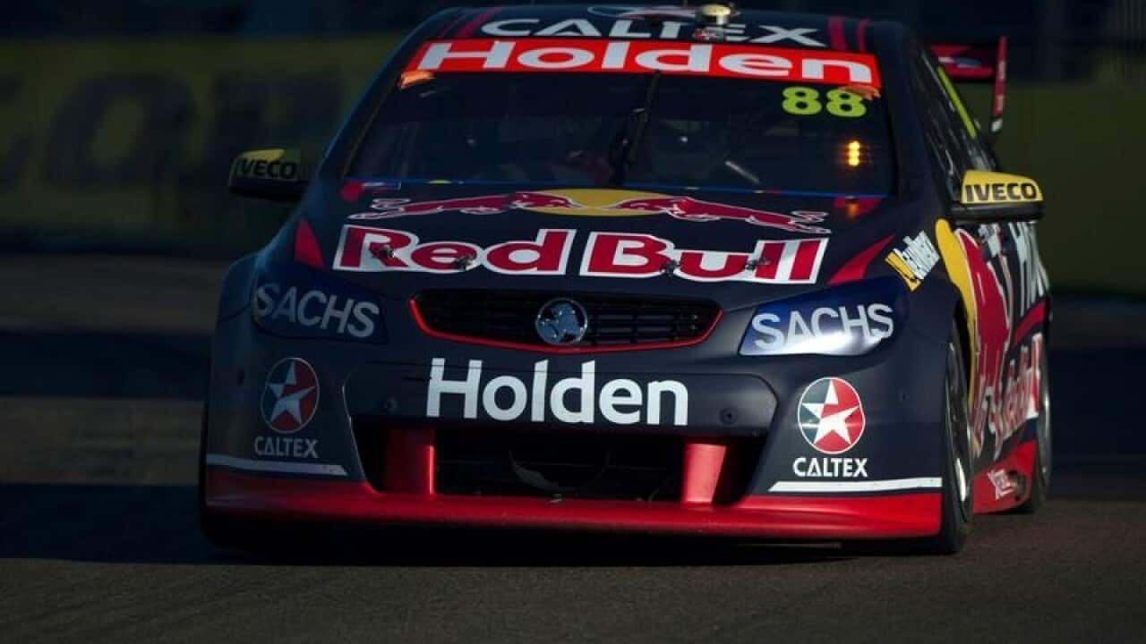 Jamie Whincup in Car #88 during Townsville V8 Supercars championship