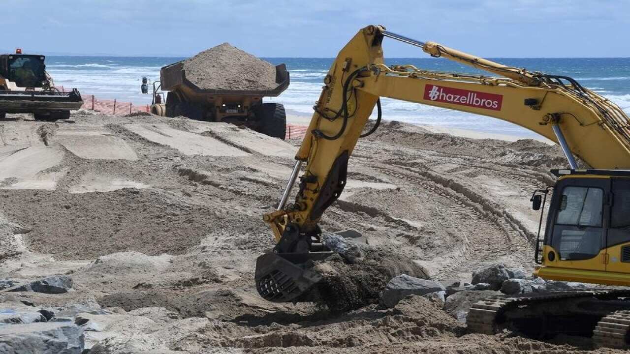 Construction work done fell by 3.1 per cent in the December quarter.