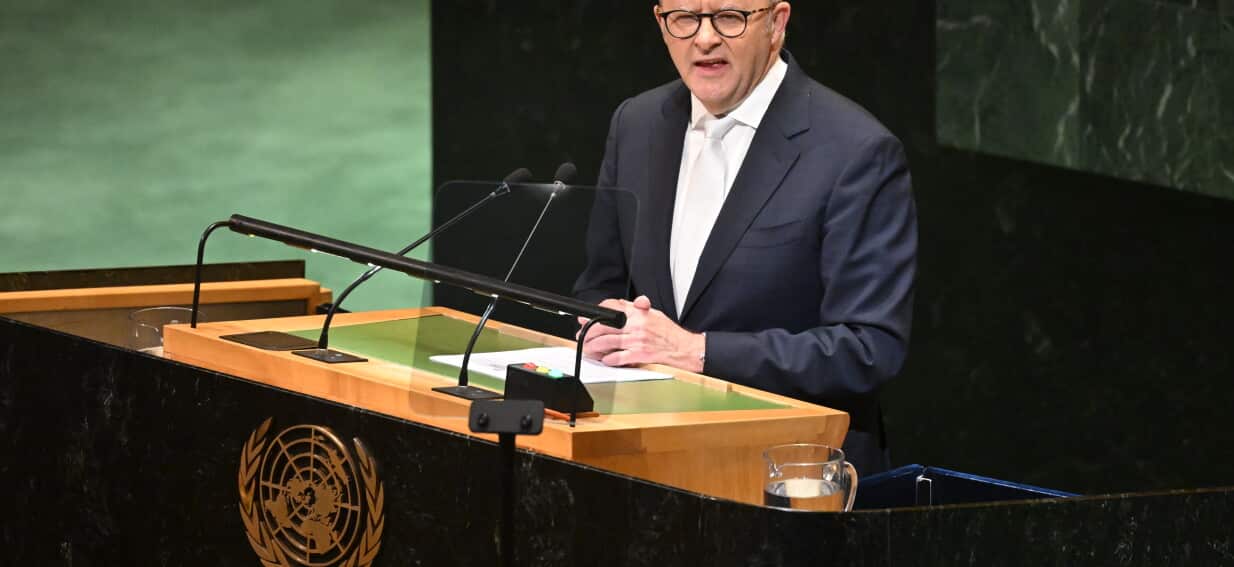 Albanese's warning to UN about 'greatest powers' and peace under 'immense strain'