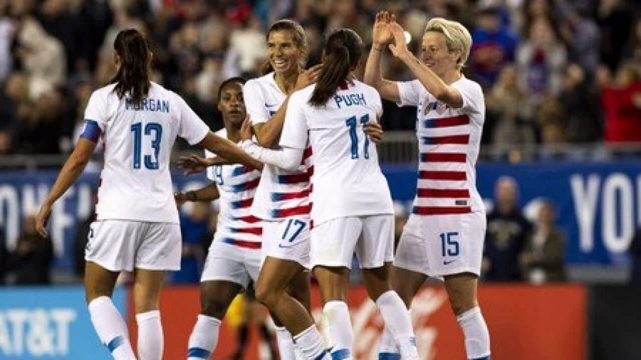 World champion U.S. women's soccer players sue federation for gender discrimination