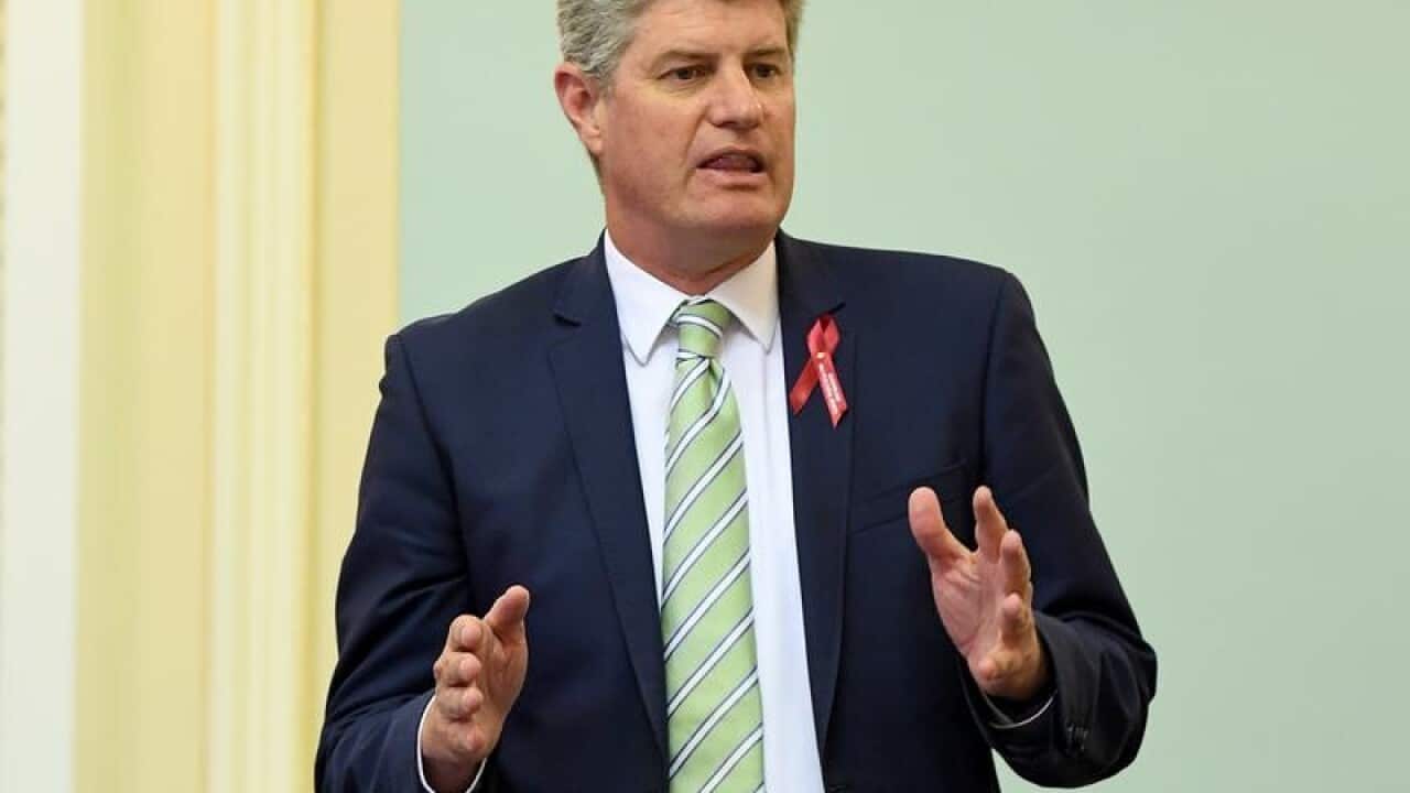 Queensland racing minister Stirling Hinchliffe.