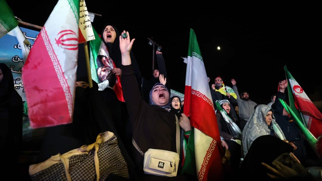 Iranians rally in Tehran following US-Iran ceasefire announcement