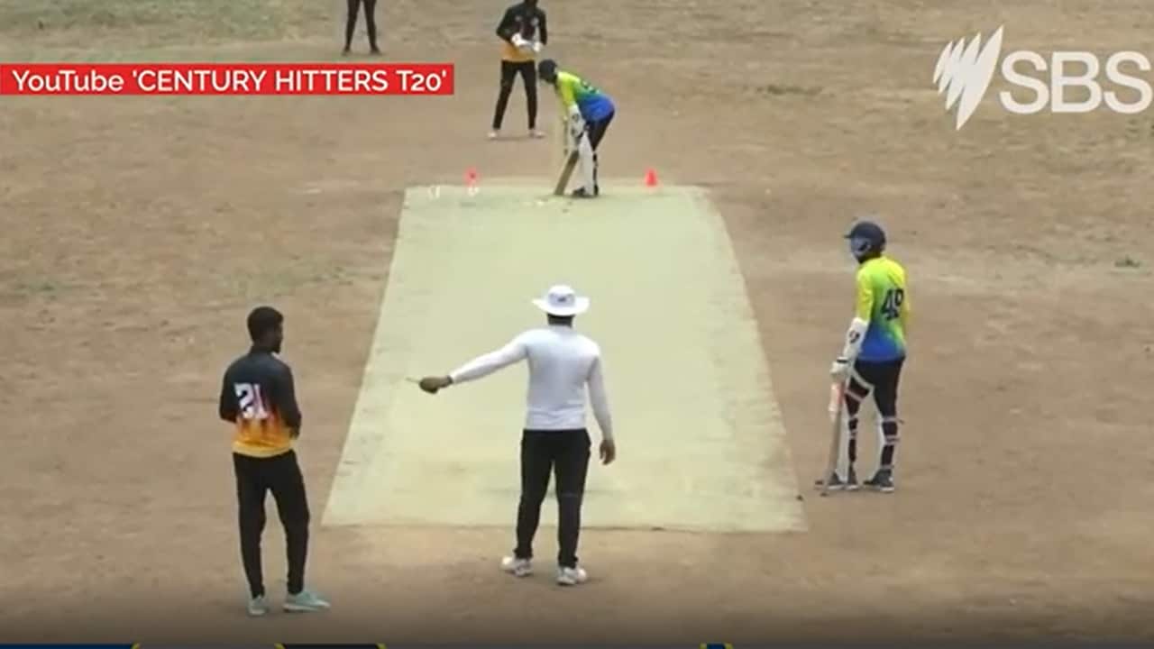 Fashioned along the lines of the popular Indian Premier League, a group of men in the western Indian state of Gujarat hired a field, set up cameras and asked local labourers to dress up in team uniforms and play cricket.