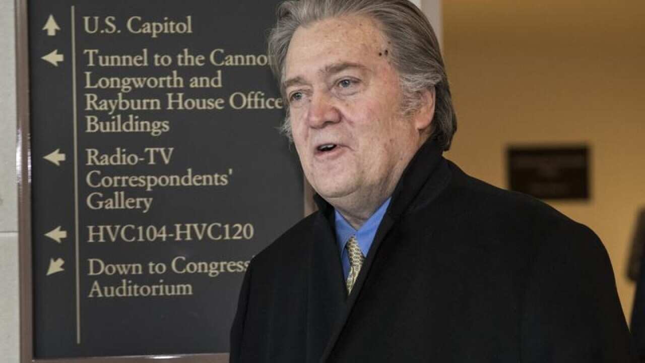 Donald Trump's former top aide Steve Bannon