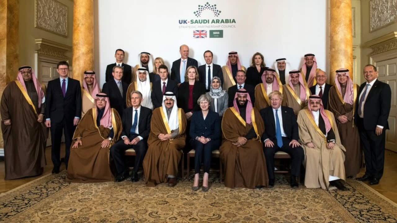 UK and Saudi leaders ahead of a series of meetings in London