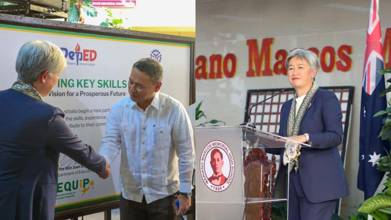 Australian Foreign Minister Penny Wong has helped launched the Education Quality for Inclusive Prosperity (EQUIP) program, a five-year, P1.6-billion (PHP 1.6 billion) education partnership between Australia and Philippines.