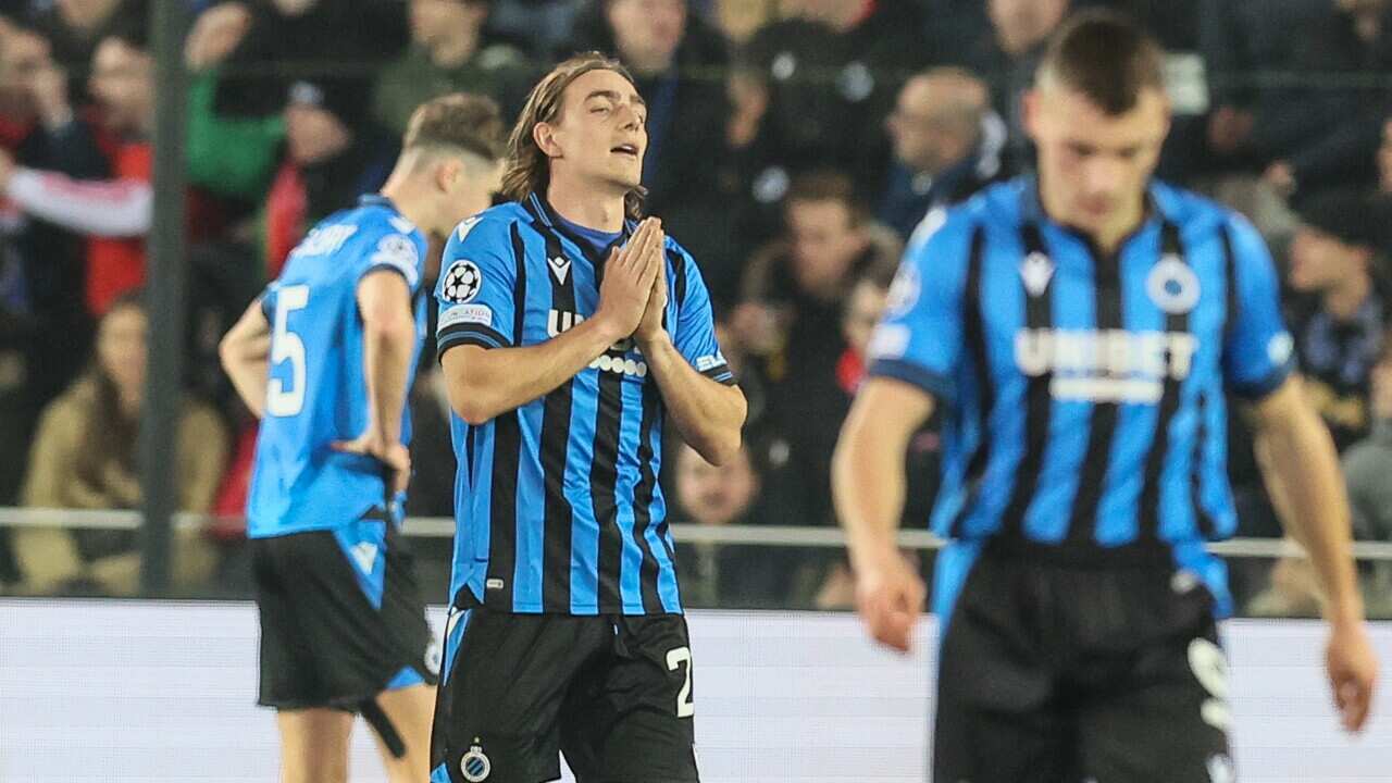 Belgium: SOCCER CL 1/8 CLUB BRUGGE VS BENFICA