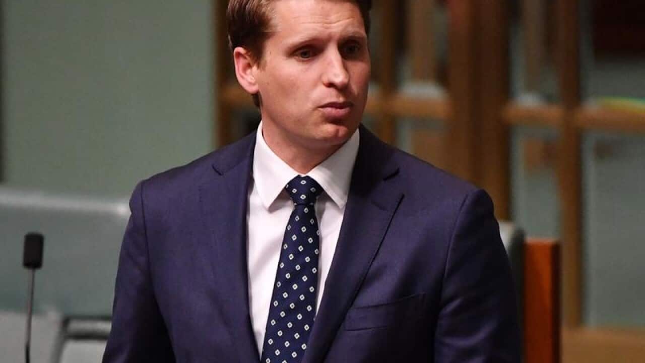 Liberal Member for Canning Andrew Hastie in Parliament House.
