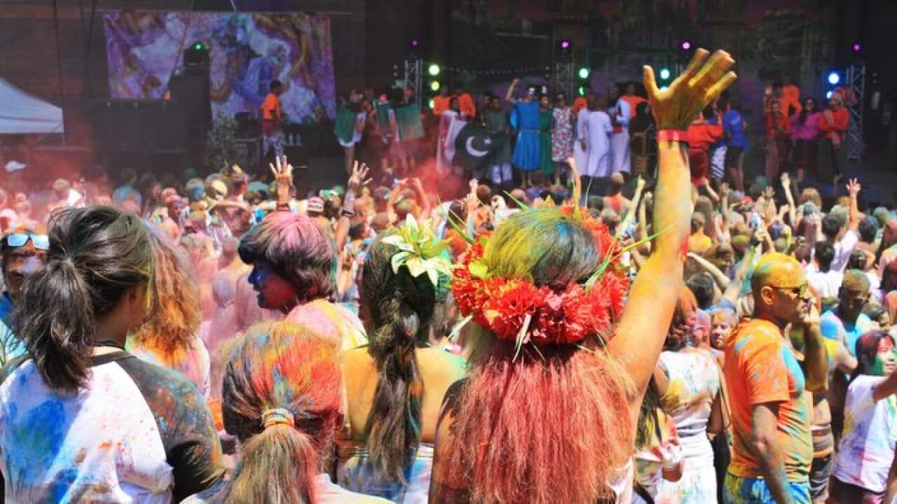 The festival of colours - at Brisbane Riverstage