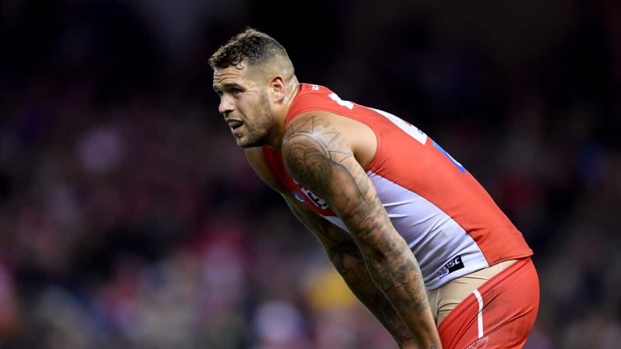 Lance "Buddy" Franklin of the Sydney Swans