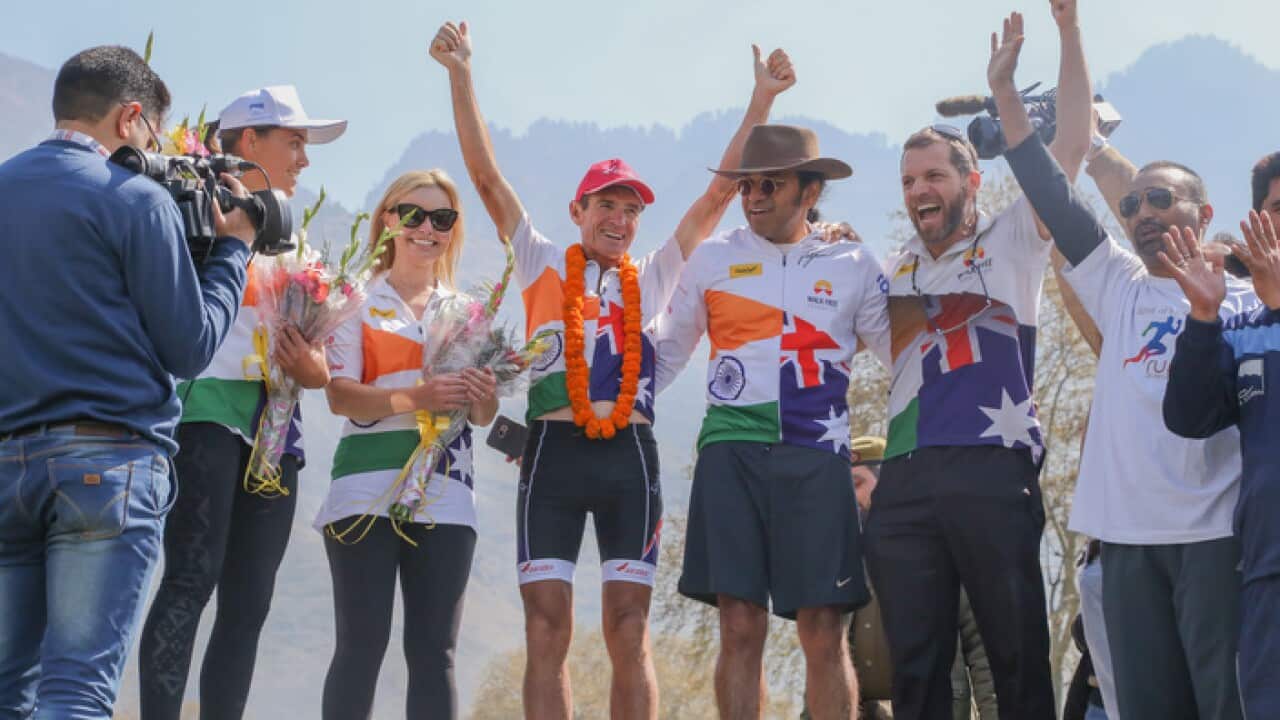 Pat farmer Finishes Spirit Of India Run