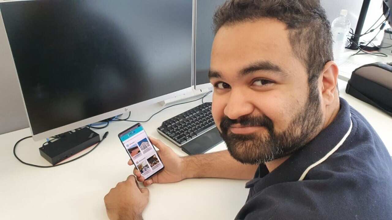 Danish Naqash, the developer of the app.