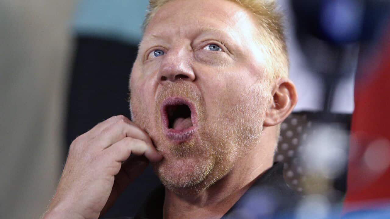 Tennis coach Boris Becker